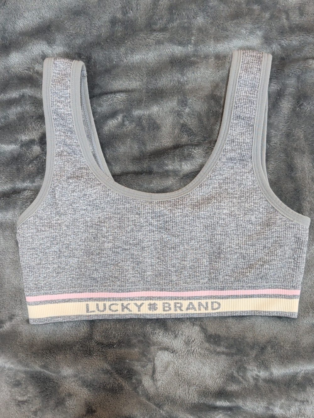 Lucky Brand Bralette Gray Size M